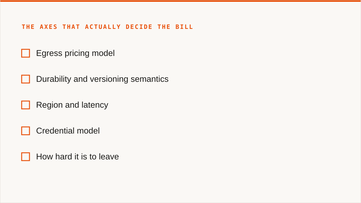 The axes that actually decide the bill